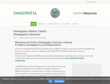 Tablet Screenshot of omeopatia-roma.it